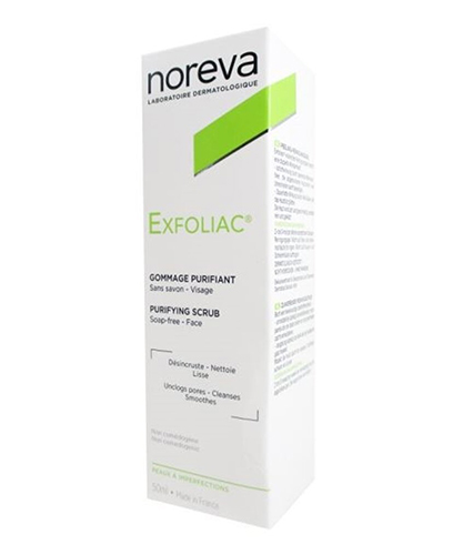 exfoliac scrub Noreva facial